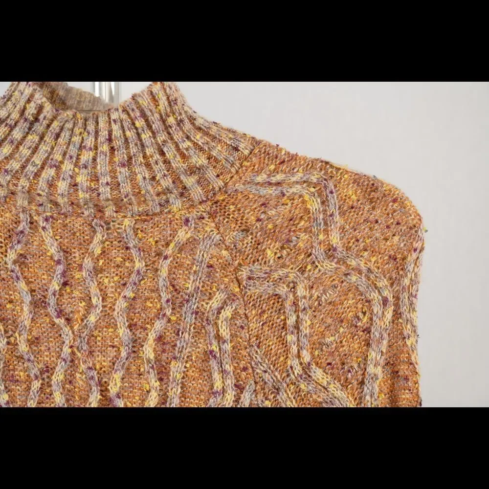 Louna Orange Multicolor Sweater size S